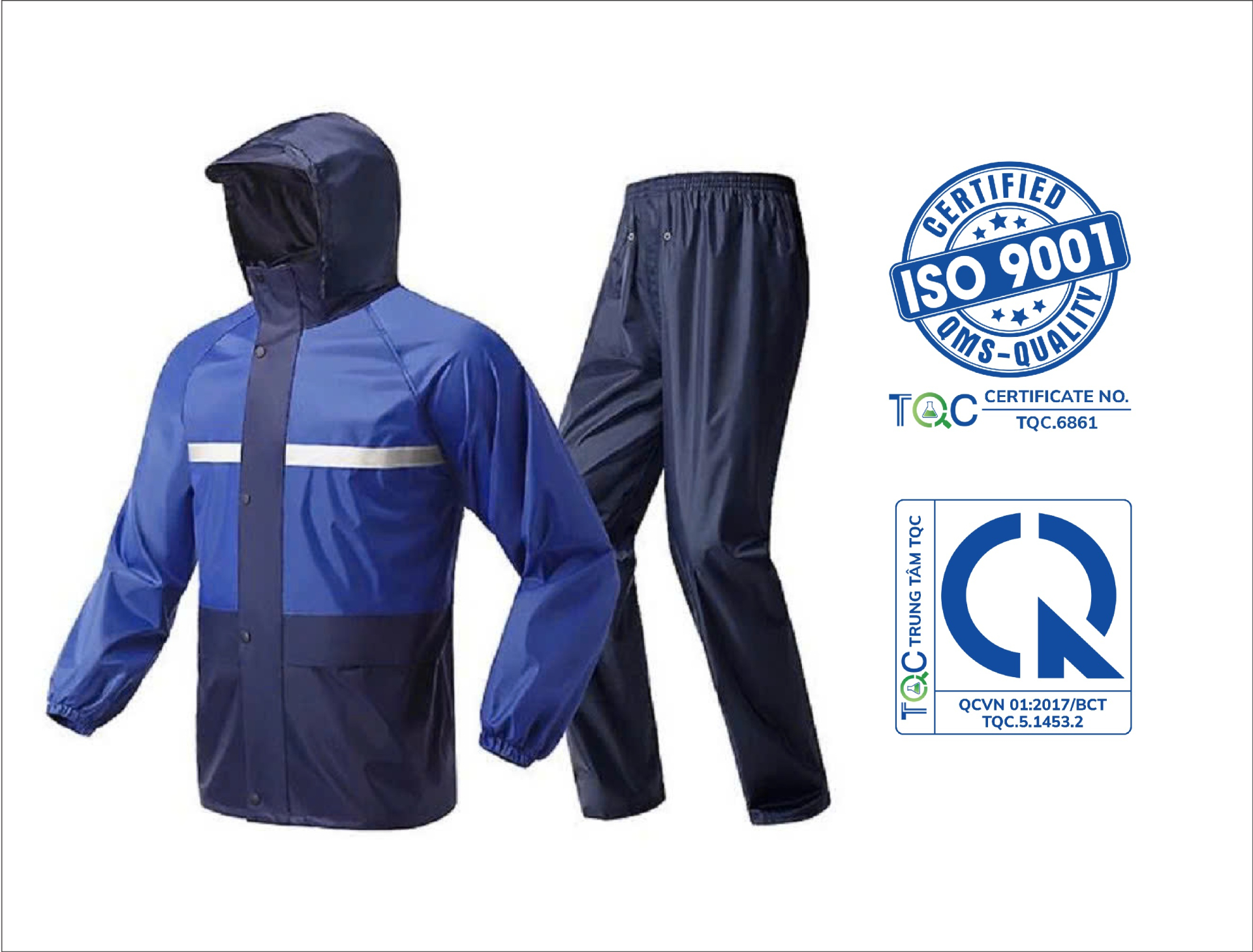 Bộ quần áo mưa quà tặng cho công nhân